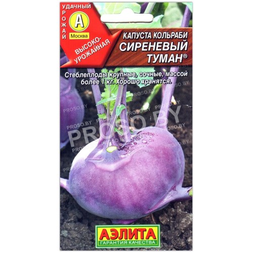 Капуста кольраби Сиреневый туман