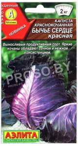 Капуста краснокочанная Бычье сердце красная
