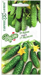 Огурец Дуэт (Кураж F1 + Мурашка F1), смесь