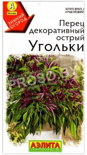 Перец острый декоративный Угольки