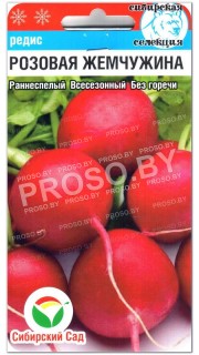 Редис Розовая жемчужина