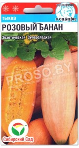 Тыква Розовый банан