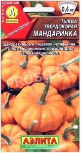 Тыква твердокорая Мандаринка