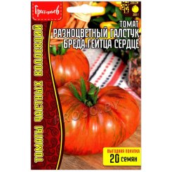 Томат Разноцветный галстук Бреда Гейтца сердце