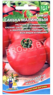 Томат Санька малиновый