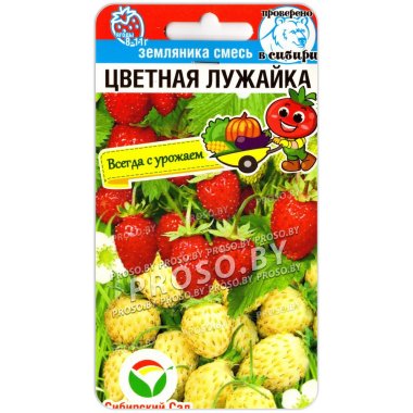 Земляника Цветная лужайка, смесь