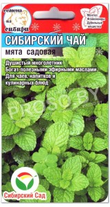 Мята садовая Сибирский чай