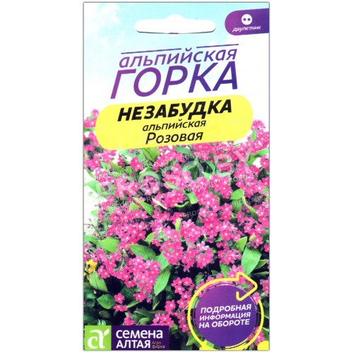 Незабудка альпийская Розовая