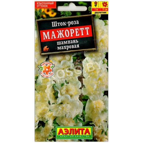 Шток-роза махровая Мажорет шампань