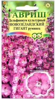 Дельфиниум культурный Новозеландский гигант румянец