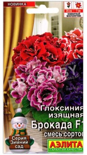 Глоксиния Брокада F1, смесь