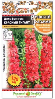 Дельфиниум Красный гигант, серия Русский размер