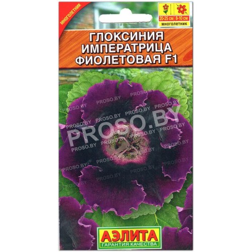 Глоксиния Императрица фиолетовая F1