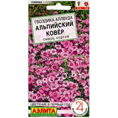 Гвоздика аллвуда Альпийский ковер, смесь