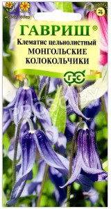 Клематис цельнолистный Монгольские колокольчики