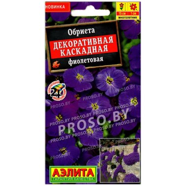Обриета Декоративная каскадная фиолетовая