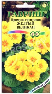 Примула грунтовая Желтый великан