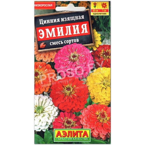 Цинния изящная Эмилия, смесь