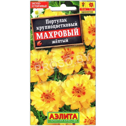 Портулак крупноцветковый Махровый желтый