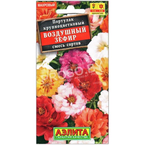 Портулак крупноцветковый Воздушный зефир, смесь