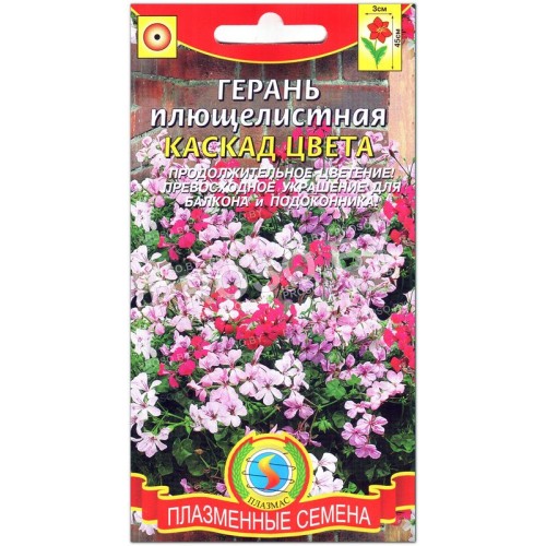 Герань плющелистная Каскад цвета