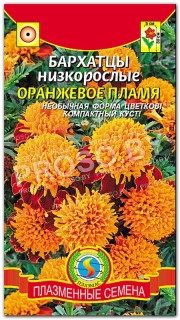 Бархатцы Оранжевое пламя