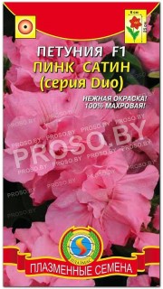 Петуния Пинк сатин F1, серия ДУО