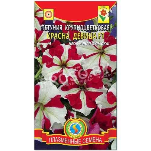 Петуния крупноцветковая Красна девица F1