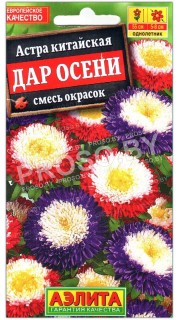 Астра китайская Дар осени, смесь