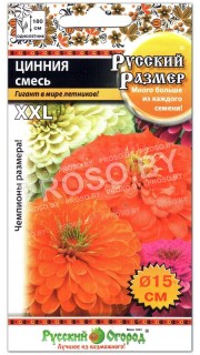 Цинния Русский размер, смесь