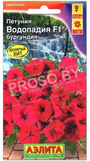Петуния Водопадия бургундия F1