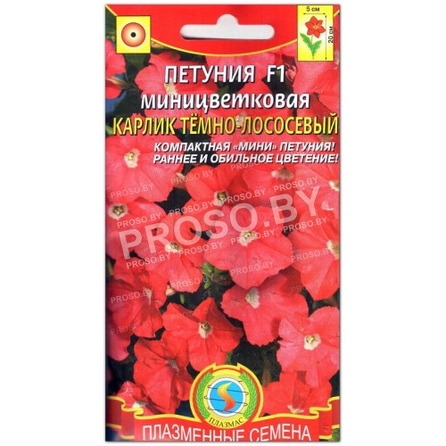 Петуния Карлик темно лососевый F1