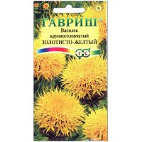 Василек крупноголовчатый Золотисто-желтый