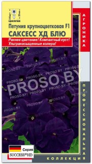 Петуния крупноцветковая Саксесс хд блю F1, серия Success