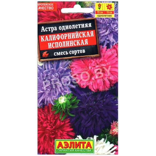 Астра Калифорнийская исполинская, смесь