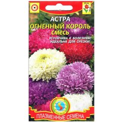 Астра китайская Огненный король, смесь