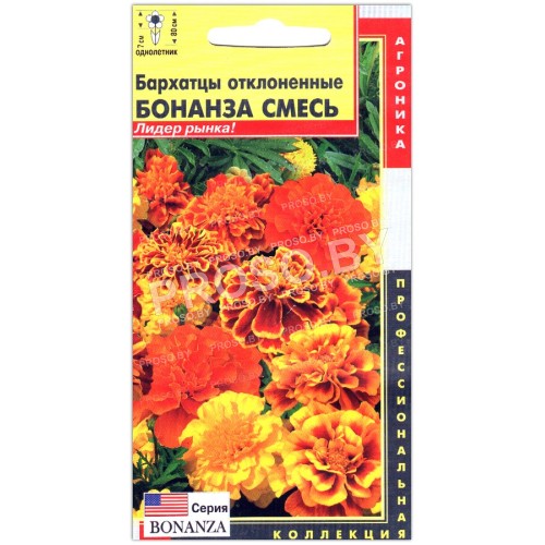 Бархатцы отклоненные Бонанза смесь
