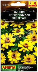 Цинния мариландская Желтая