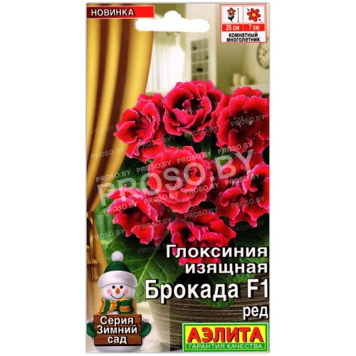 Глоксиния Брокада ред F1