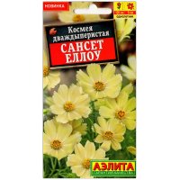 Космея дваждыперистая Сансет еллоу