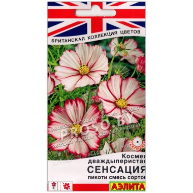 Космея дваждыперистая Сенсация пикоти, смесь