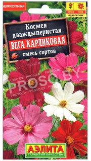 Космея дваждыперистая Вега карликовая, смесь