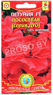 Петуния Лососевая F1, серия ДУО