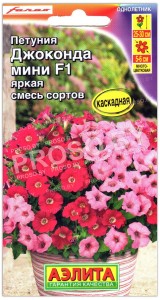 Петуния мини Джоконда яркая смесь сортов F1