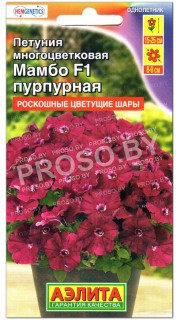 Петуния многоцветковая Мамбо пурпурная F1