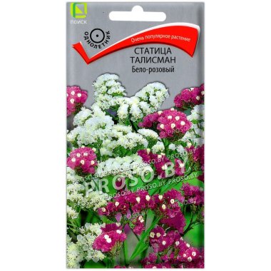 Статица талисман Бело-розовый