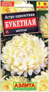 Астра Букетная желтая