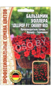 Бальзамин Уоллера Lollipop cherry red F1