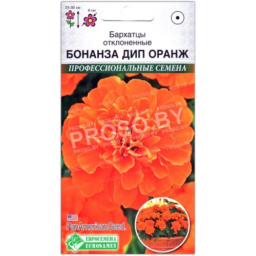 Бархатцы отклоненные Бонанза дип оранж