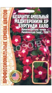 Катарантус Медитерениэн хр Бургунди хало